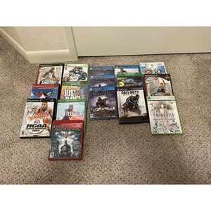 LOT OF 16 VIDEO GAMES PLAYSTATION XBOX NEW AND USED